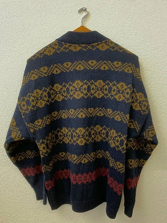 Stefanel Maglioni & Felpe: Vintage Stefanel Strickpullover mit Muster Made in Italy – Usato da Obernau venduto da Arche_Noah_Brocki 1
