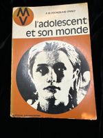 LIVRE vintage l'adolescent et son monde Rocheblave-Spenle