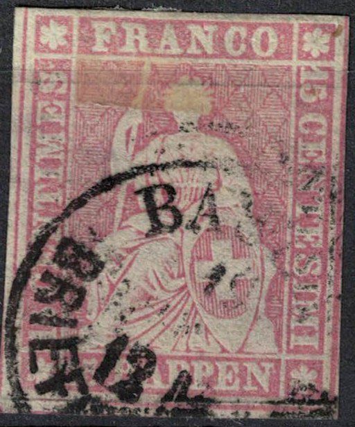 Alle Briefmarken: Strubel 24 gestempelt – Gebraucht aus Bern von bae_958f