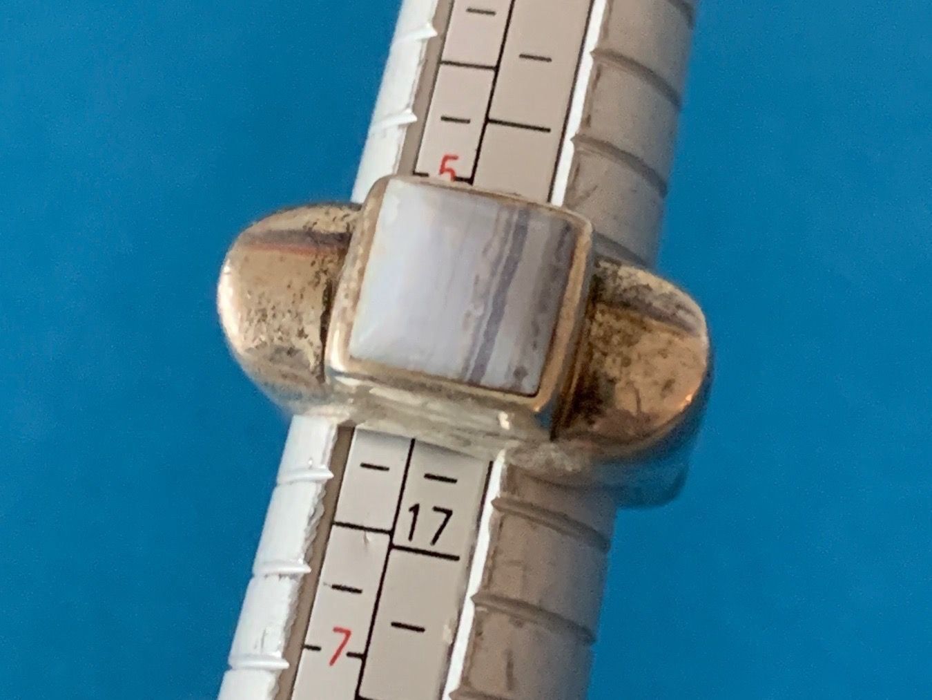 Ringe: Silberring Chalcedon (rg 52) – Gebraucht aus Laufen von belleskulptur 8