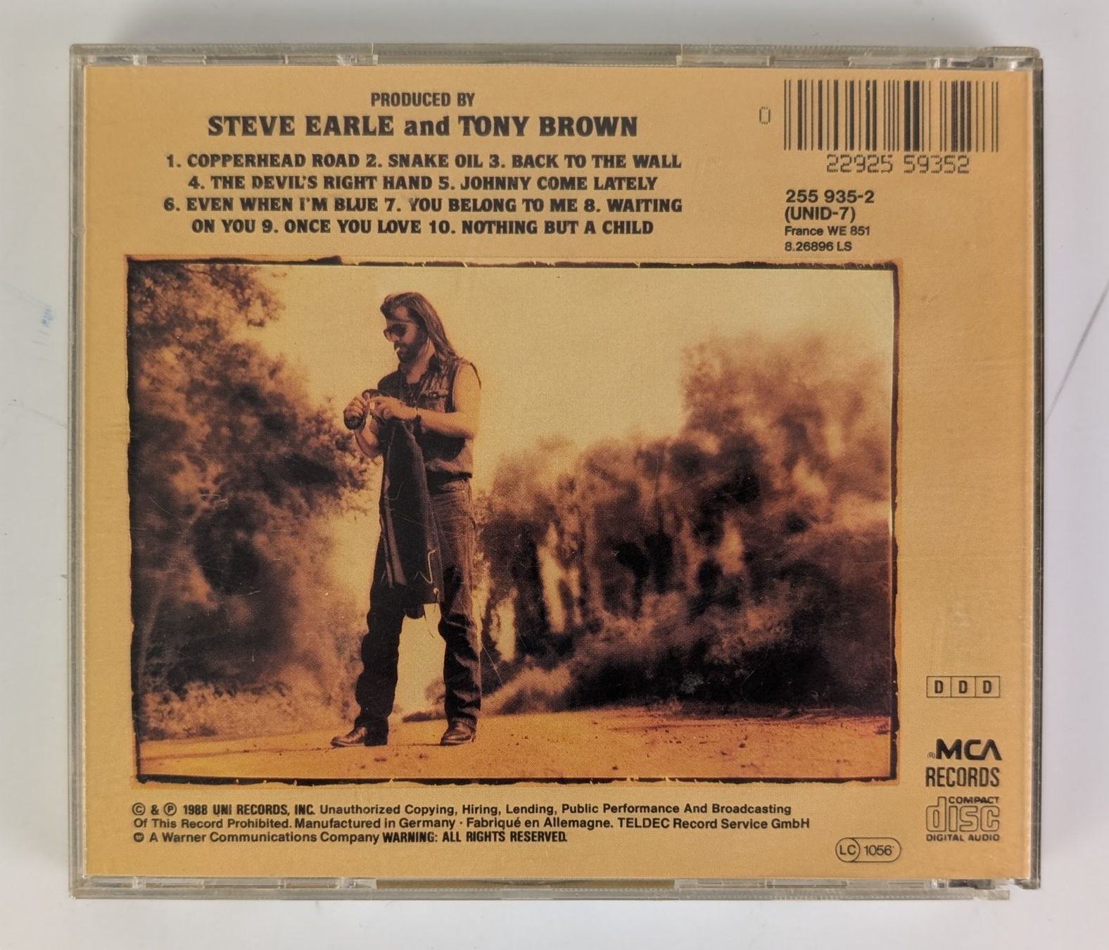 CD: Steve Earle - Copperhead Road - Kult CD - Top – Usato da Zürich venduto da 1.Simon 1