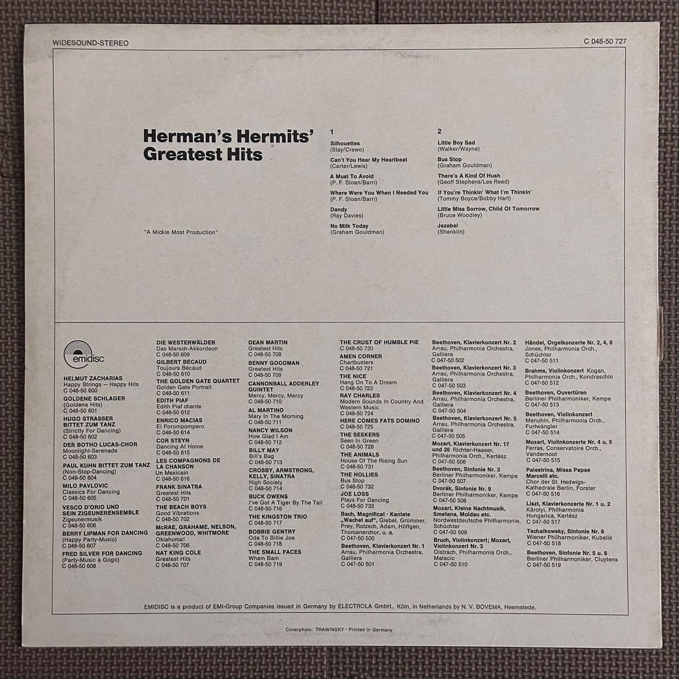 Vinyles: LP - Herman's Hermits - Greatest Hits – D'occasion à Breganzona par Onairda75 1
