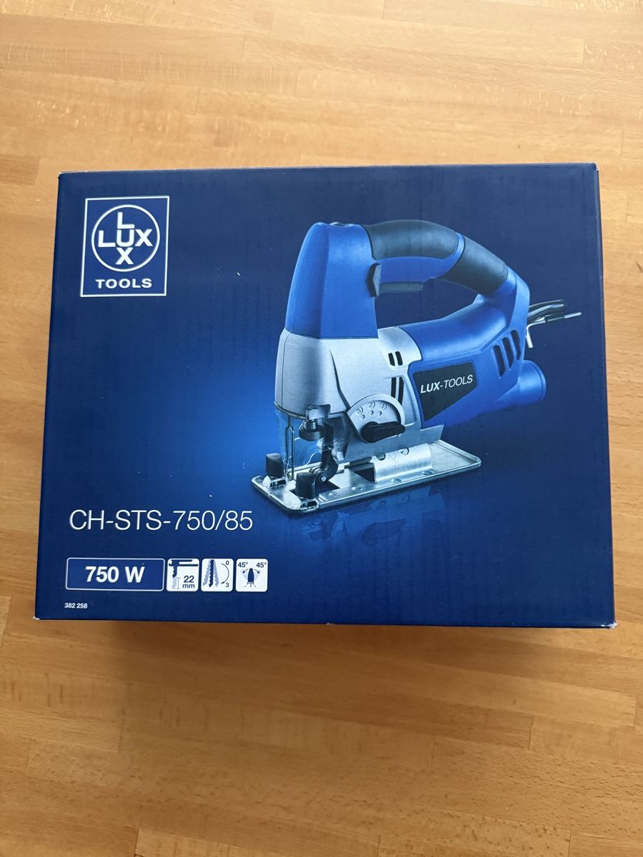 Lux Sägen: Lux Tools Stichsäge CH-STS-750/85 – Neu und originalverpackt aus Rapperswil SG von vepux
