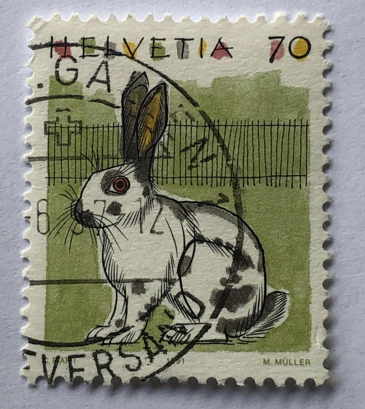 Tutti i francobolli: CH Briefmarken GESTEMPELT   St.Gallen – Usato da Aarau venduto da Billa007