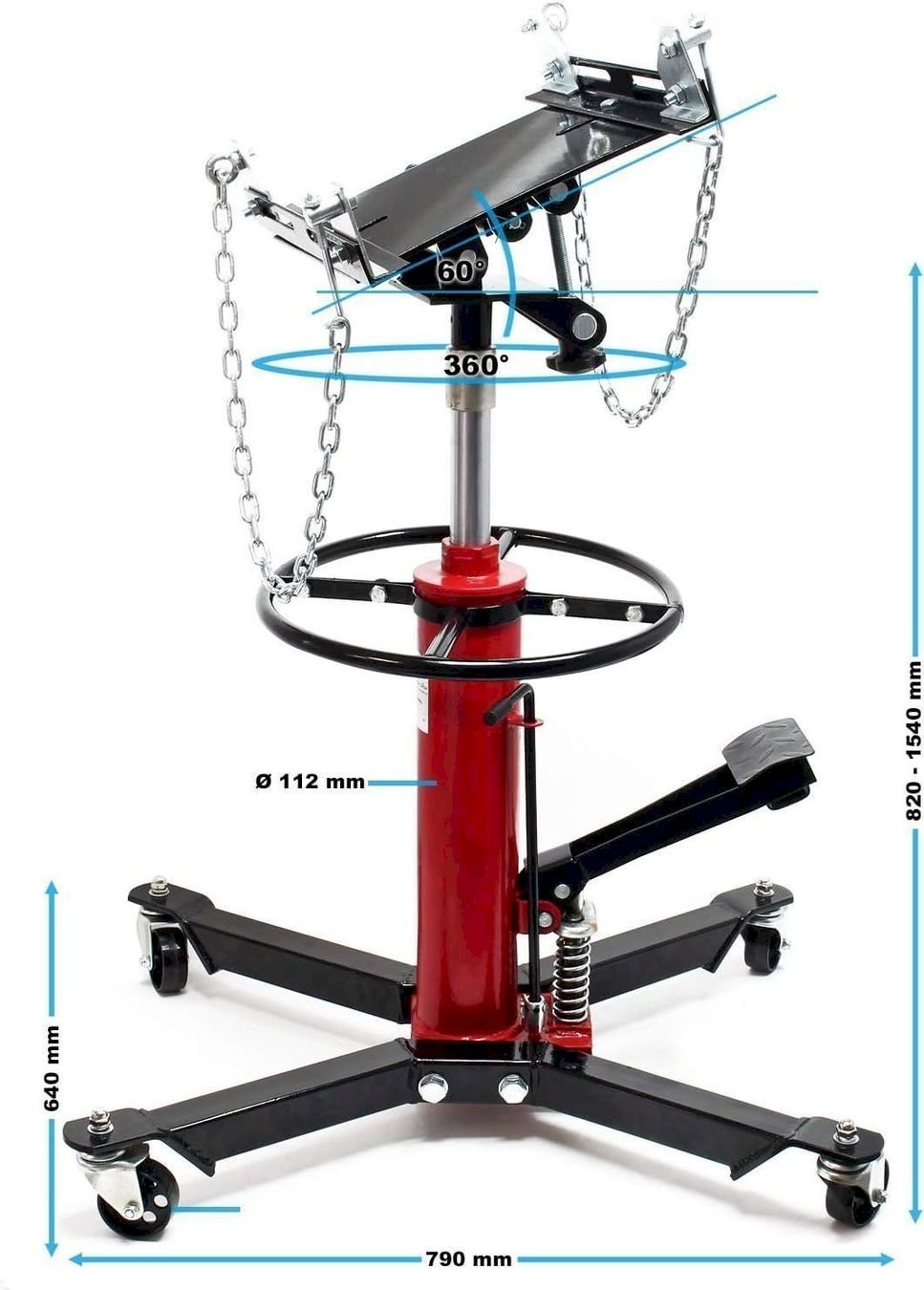 Alle Werkzeuge: WilTec Mobiler Getriebeheber 500kg – Neu und originalverpackt aus Bottighofen von zaap 2