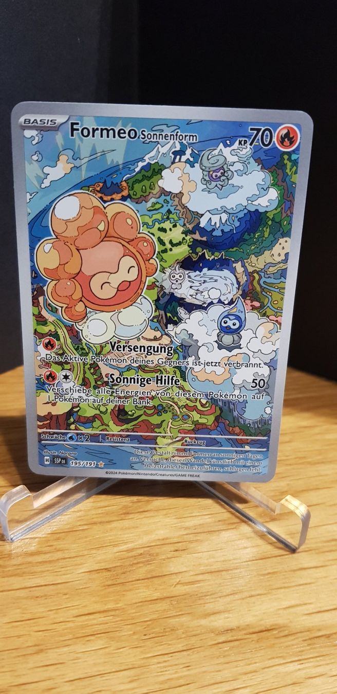 Pokémon Sammelbilder & Trading cards: Pokemon Karte Formeo Sonnenform 195/191 – Neu (gemäss Beschreibung) aus Müllheim Dorf von Randy026