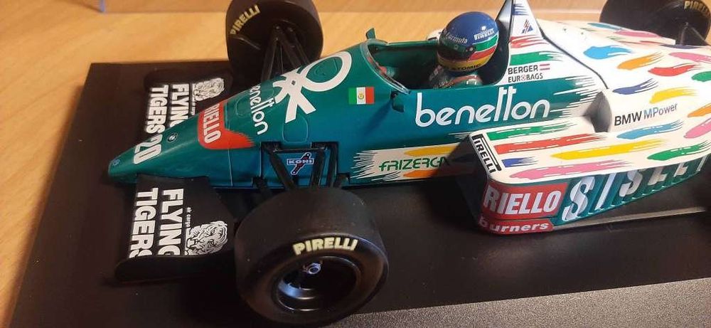 Benetton B186 BMW F1 1986 Gerhard Berger Minichamps 1:18 (Gebraucht) in ...