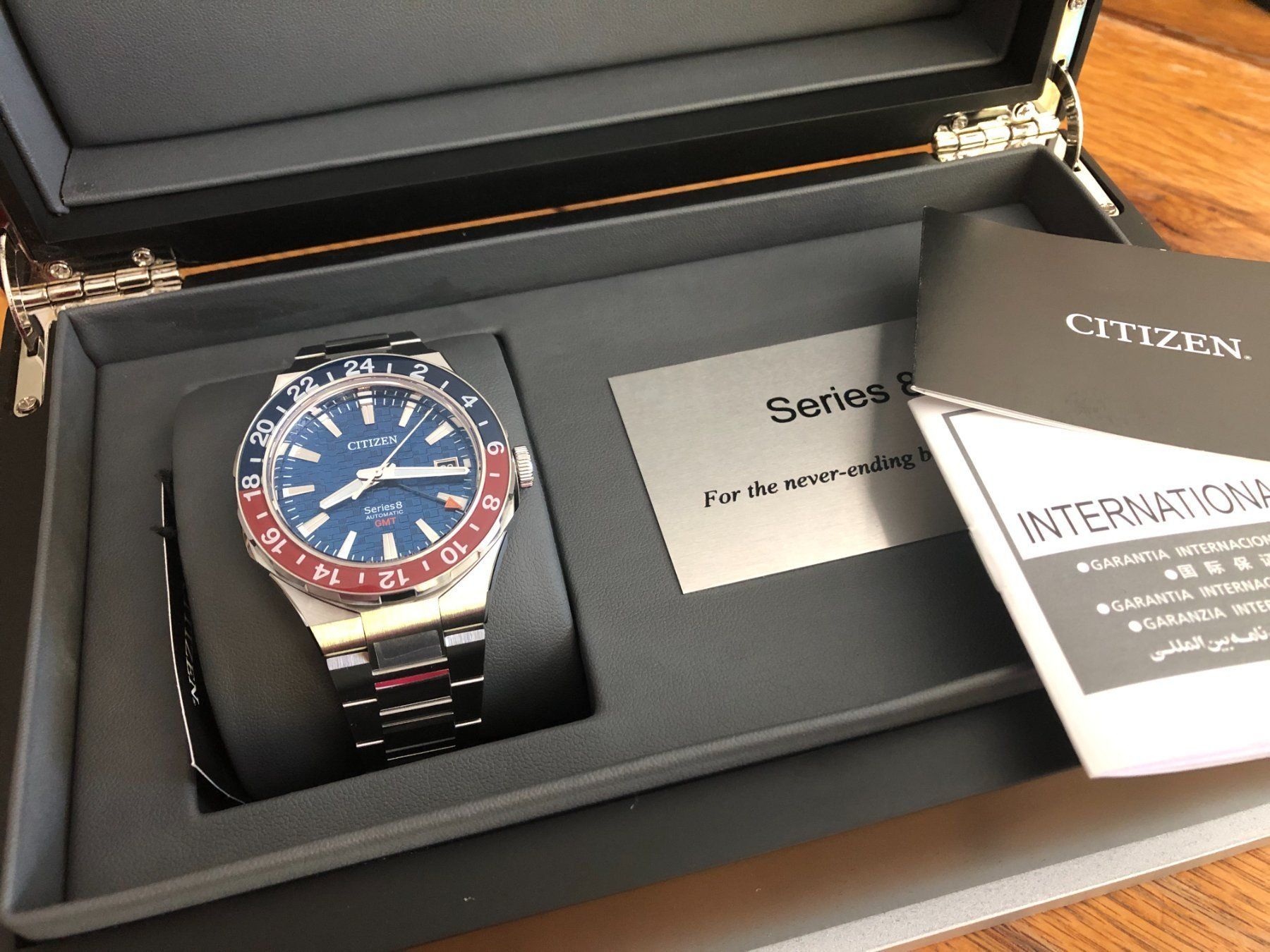 Citizen Orologi: Wunderschöne CITIZEN Pepsi, NB6030-59L, full set – Usato da Glattpark(Opfikon) venduto da Harrincourt 8