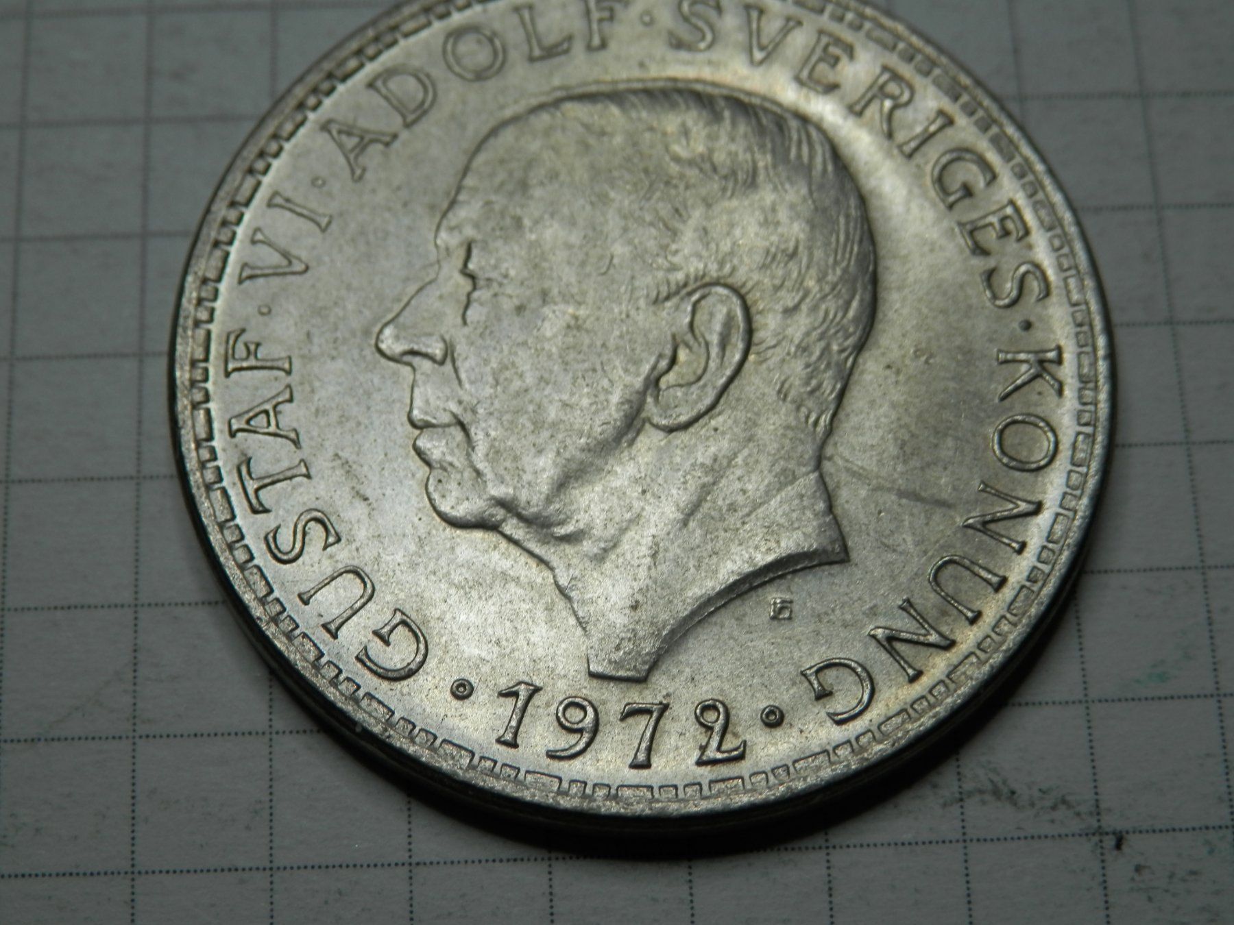 Tutti le monete: Schweden  5 Kronen, 1972 – Usato da Weiach venduto da weiach81