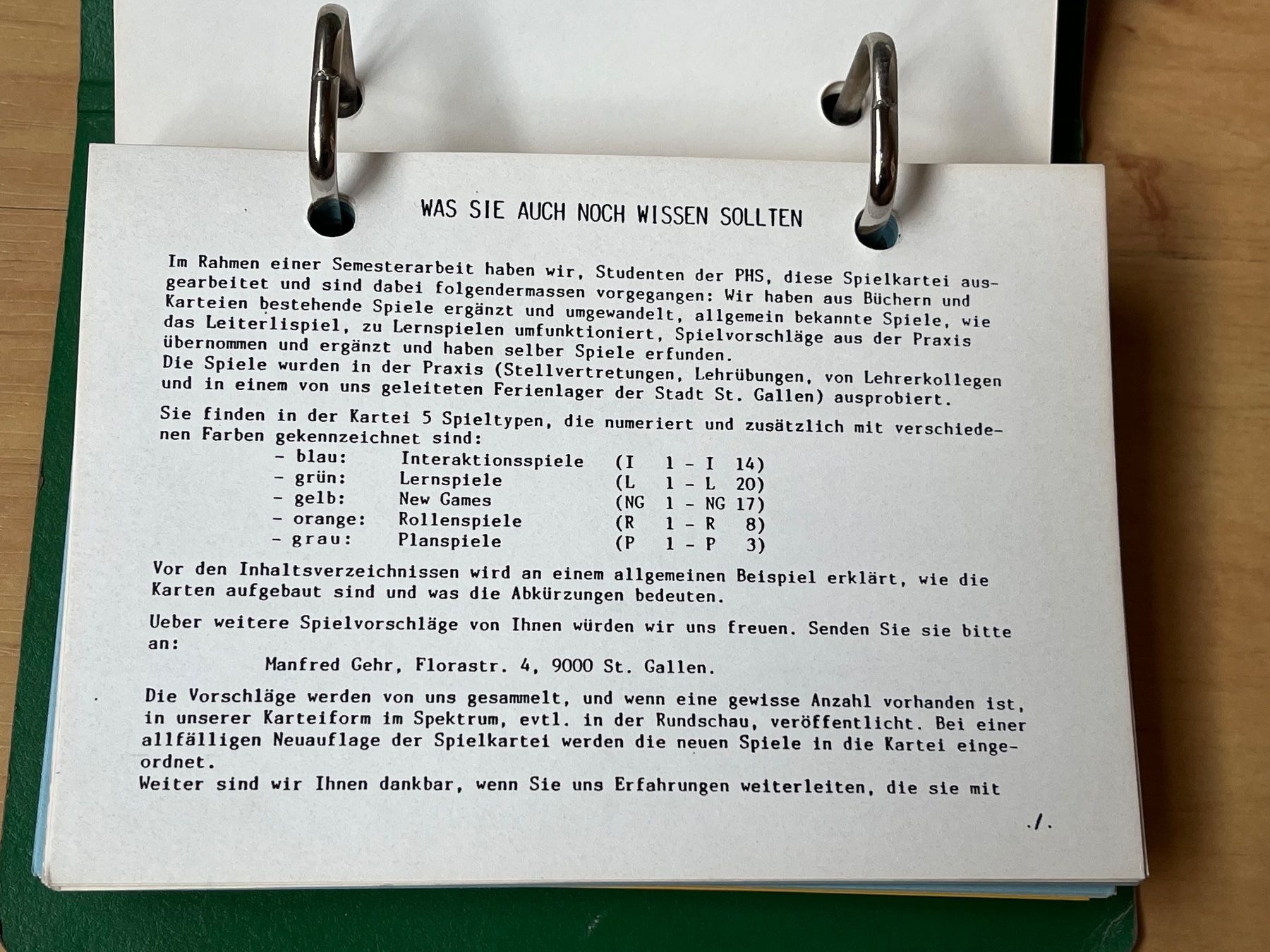 Libri: Spielkartei Oberstufe – Usato da Uetendorf venduto da sru128 1