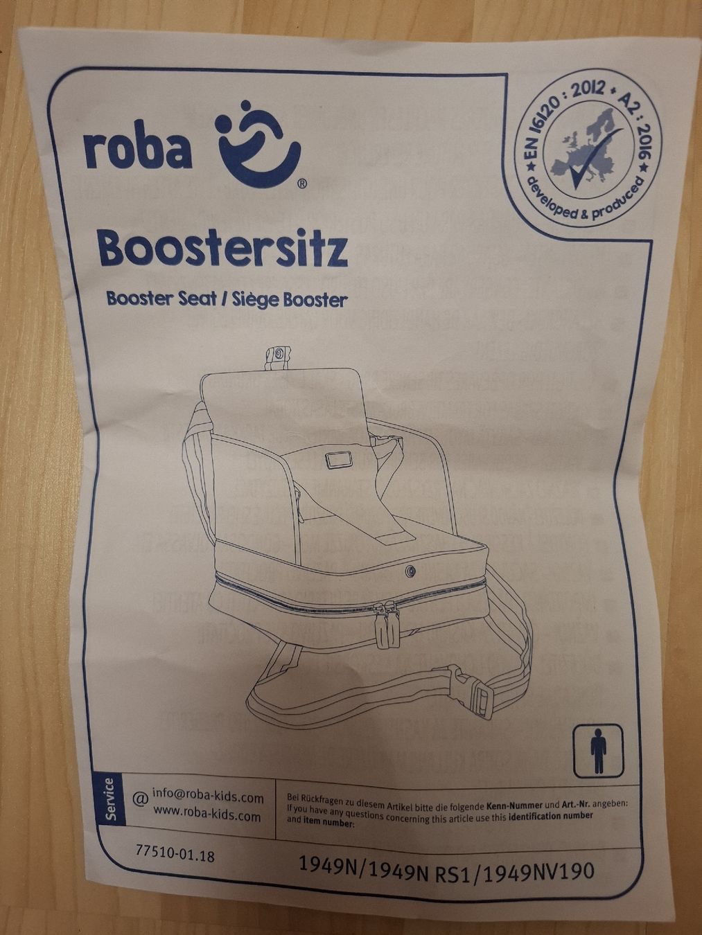 Chaises hautes: roba Boostersitz  – Neuf (Voir description) à Baar par alderan123 1