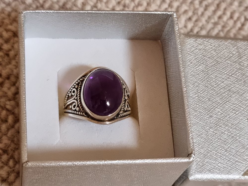 Tesselite Steinring Naturstein - Verstellbarer Quarz Ring Für Damen Und Herren