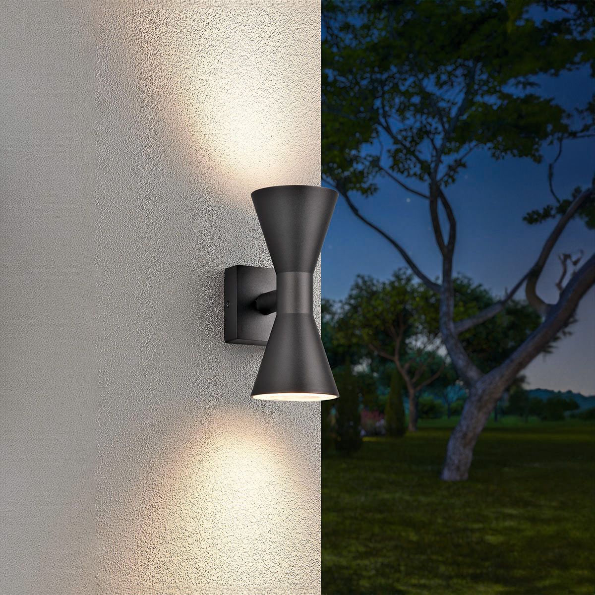 Lampen: Aussen Wandleuchte, Schwarz, 20 cm Höhe – Neu (gemäss Beschreibung) aus Kreuzlingen von Smart-Light 1