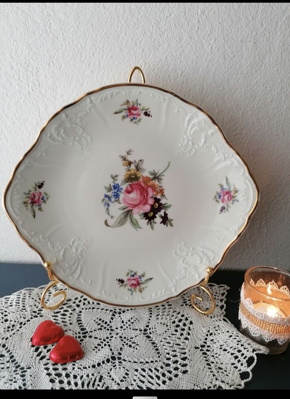 Piatti di portata: Wunderschöne Vintage Servierplatte "Bernadotte" Slovakia – Usato da Aegerten venduto da Jos_zem