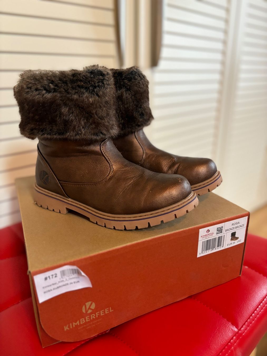 Schuhe für Mädchen: Kinderschuhe KIMBERFEEL Gr.34 – Gebraucht aus La Garde (Sembrancher) von jan_b6mp