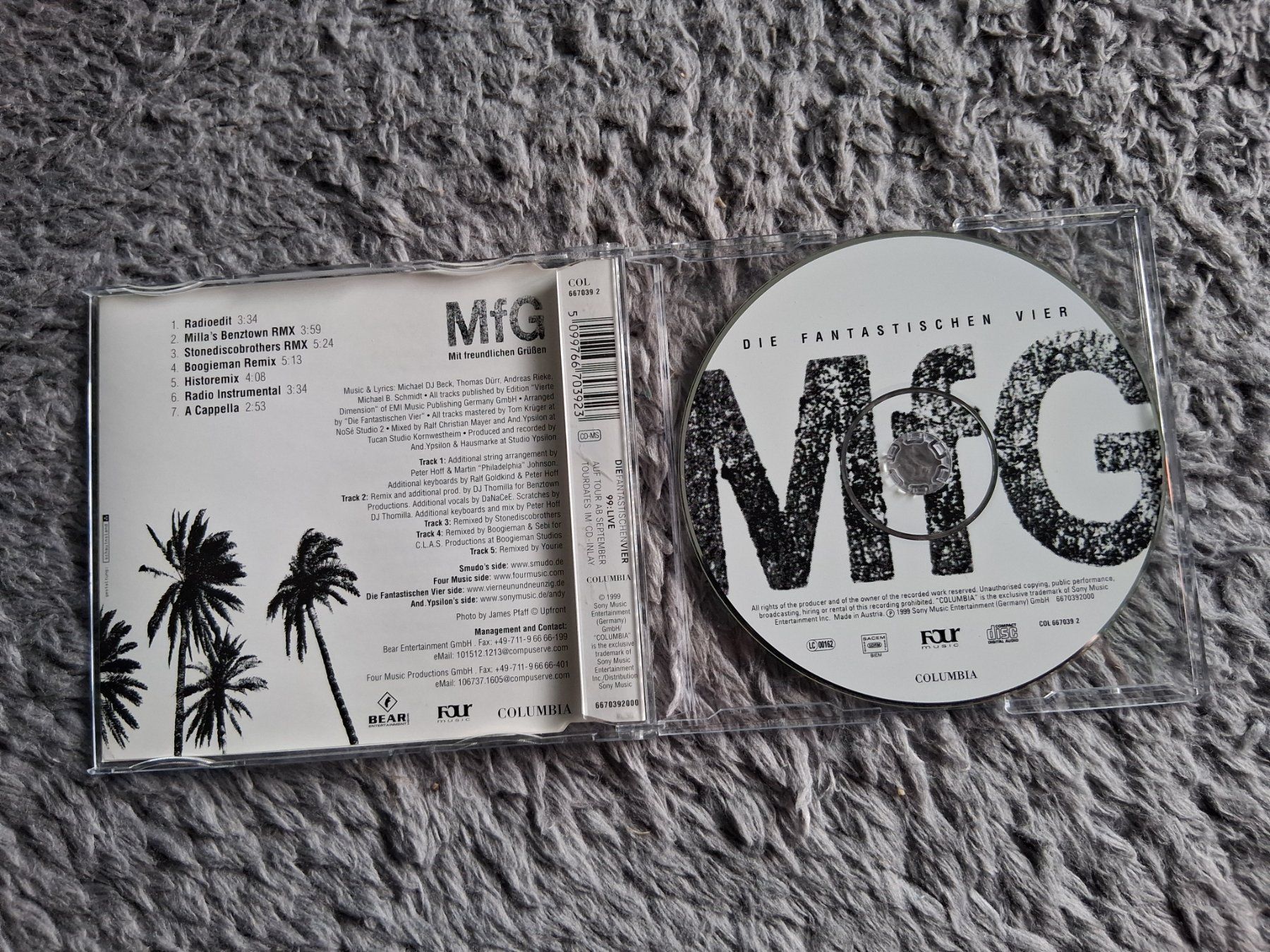 CD: DIE FANTASTISCHEN VIER    MFG   CD SINGLE – Usato da Wetzikon ZH venduto da Ramones01 2
