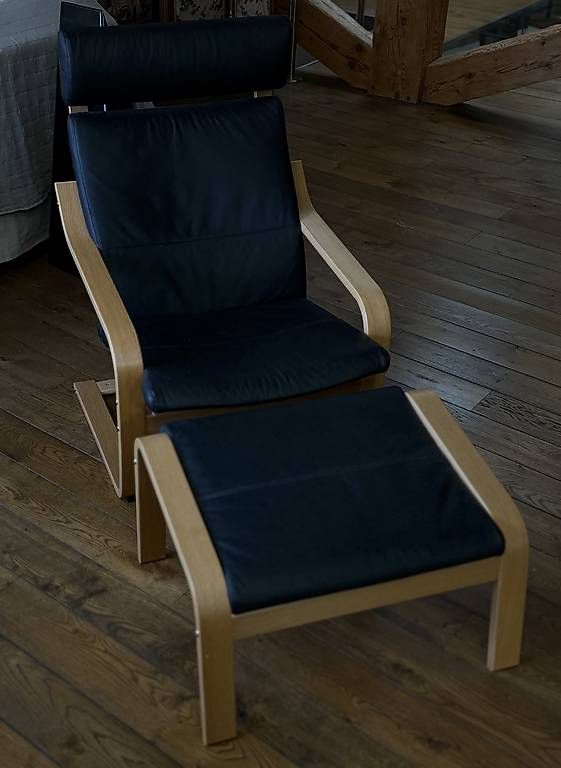 Poltrone: 2 fauteuils Poang avec repose pieds – Usato da rolle venduto da laurapistro 1