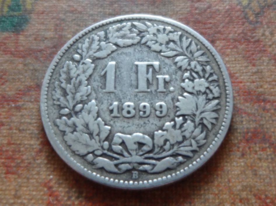 Alle Münzen: 1 Fr. 1899  (B) – Gebraucht aus Romanel-sur-Lausanne von Swift13