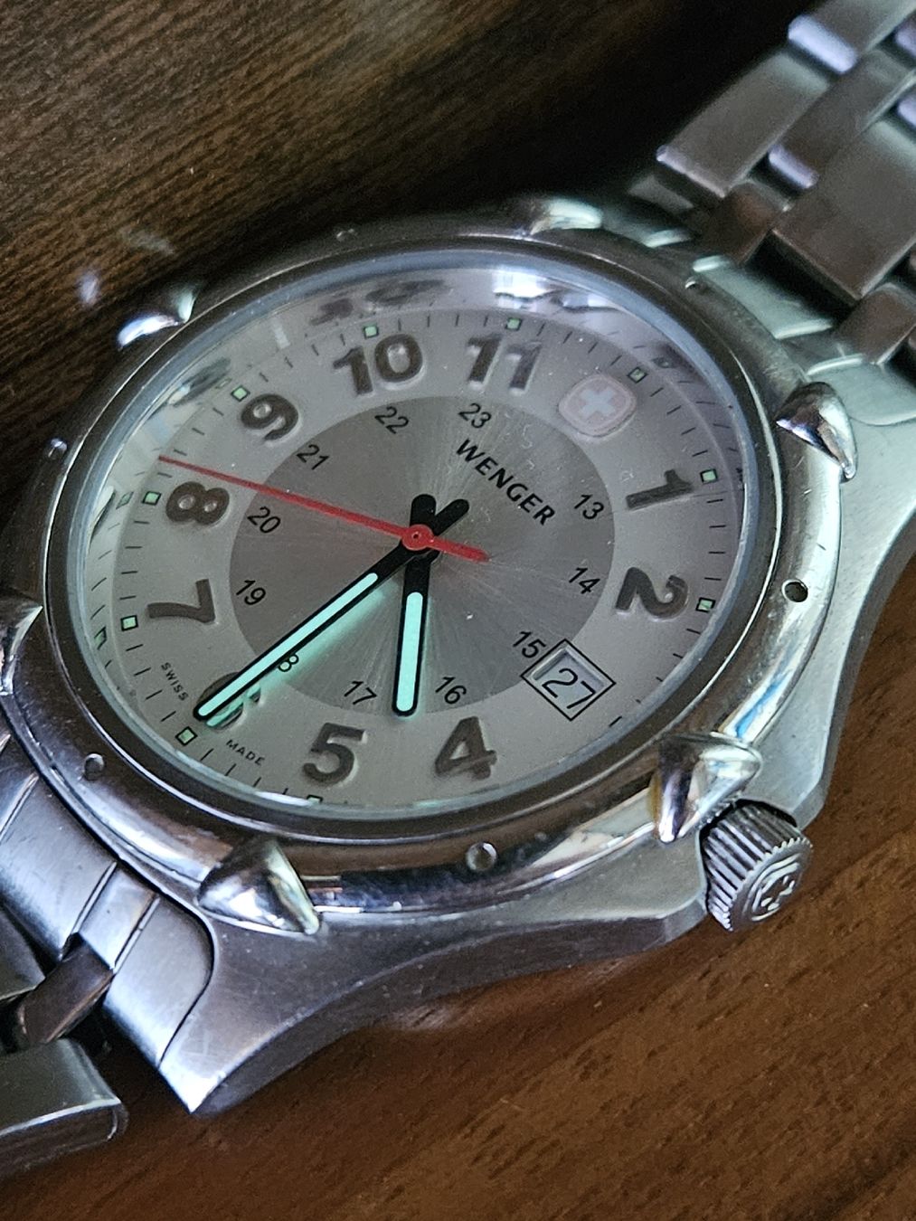 Wenger Uhren: Wenger Herrenuhr 40mm – Gebraucht aus Flamatt von pie_f9zm 9