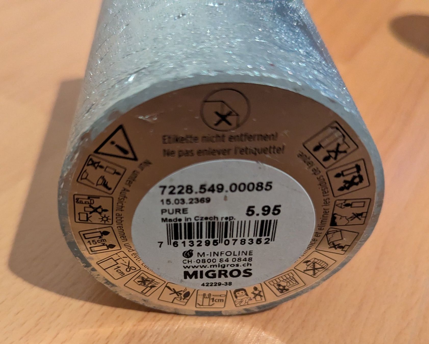 Kerzen: 4 silberne Kerzen – Neu (gemäss Beschreibung) aus Horgen von snickers58 2