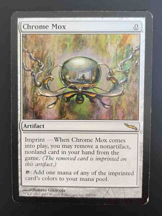 Magic The Gathering Carte collezionabili: Chrome Mox - Mirrodin - MTG – Usato da Zürich venduto da zamiduri