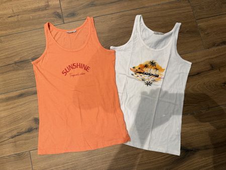 2 Sommer T-Shirts Damen Grösse M Bluemotion