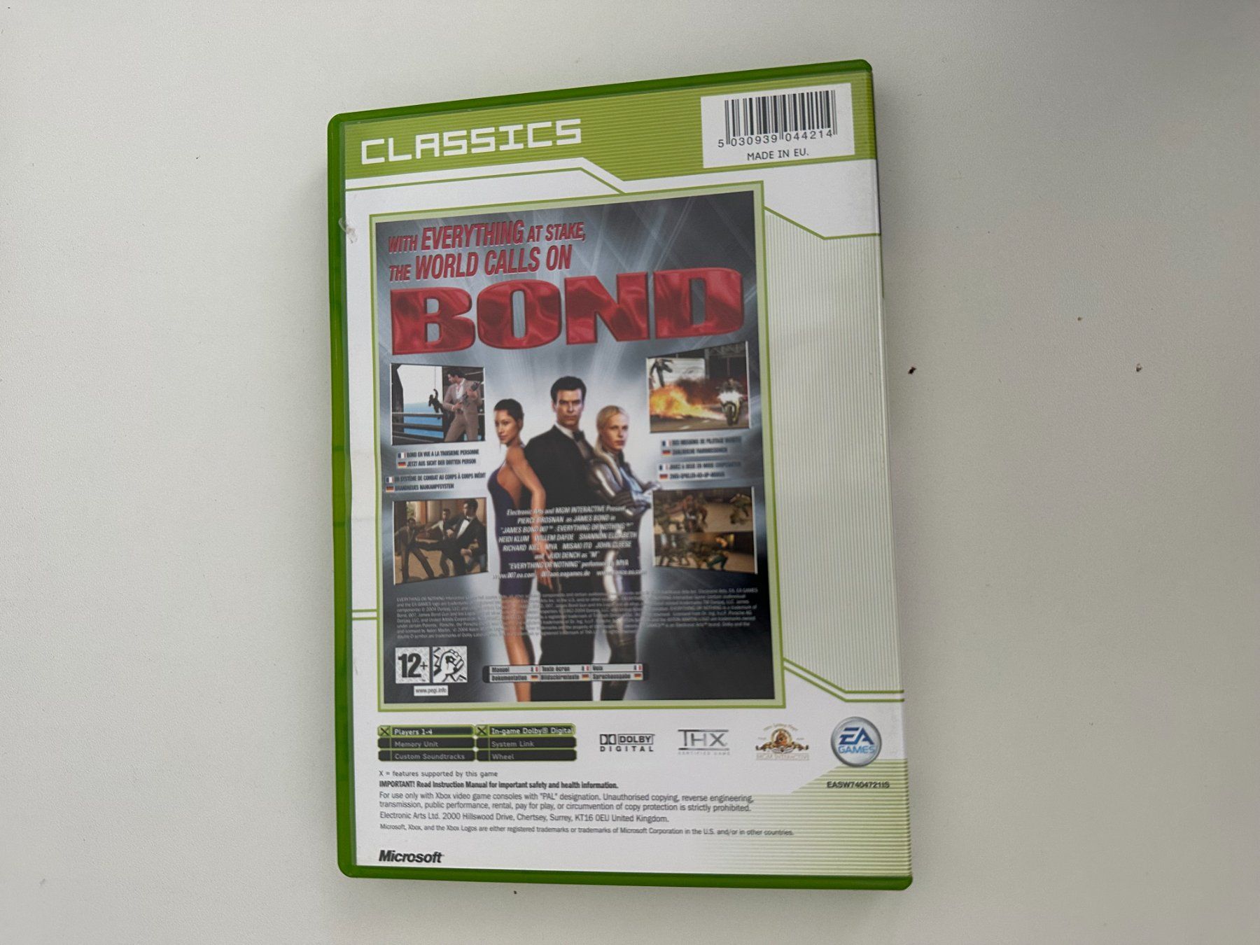 Microsoft Giochi: James Bond 007: Everything or Nothing, Xbox Original – Usato da Couvet venduto da Aura_aura 2
