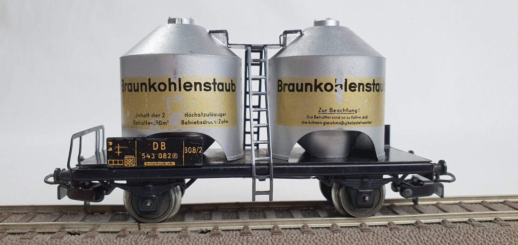 Märklin Modellini di ferrovie: Märklin 4511 DB Kohlenstaubwagen, Version: 1955 – Usato da Seon venduto da voAllBah