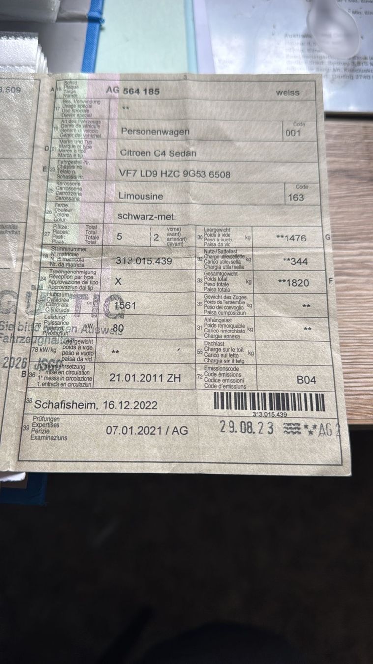 Citroën Automobili: Citroen C4 Sedan 1.6 – Usato da Eschen venduto da kingkong010 6