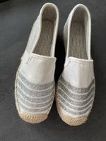 Soccx Espadrilles weiss mit Glitzer, Grösse 37, Top Zustand!