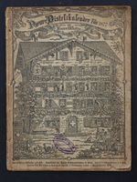 NEUER DISTELIKALENDER FÜR 1877,RAR