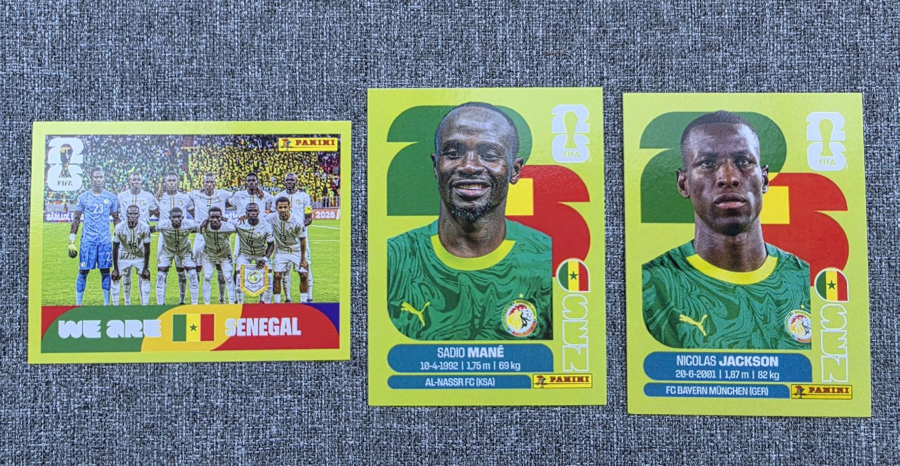 Panini Sammelbilder & Trading cards: Panini WM 2026 Sticker Senegal Team 3 Sticker – Neu (gemäss Beschreibung) aus Muhen von Snowman78