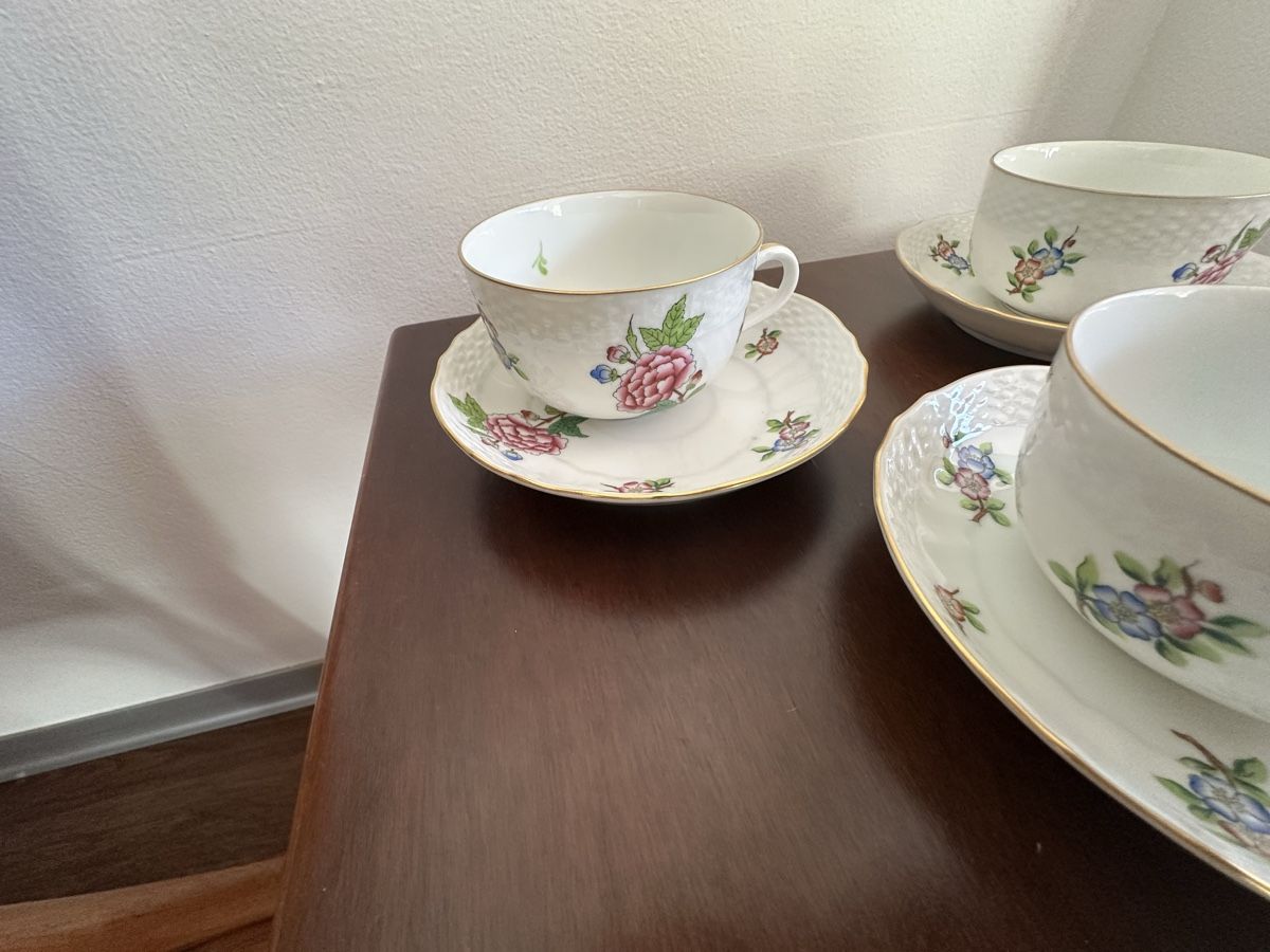 Herend Tazze: 5 Herend  Eton Kaffetassen – Usato da Herbriggen venduto da Sehrazade 5