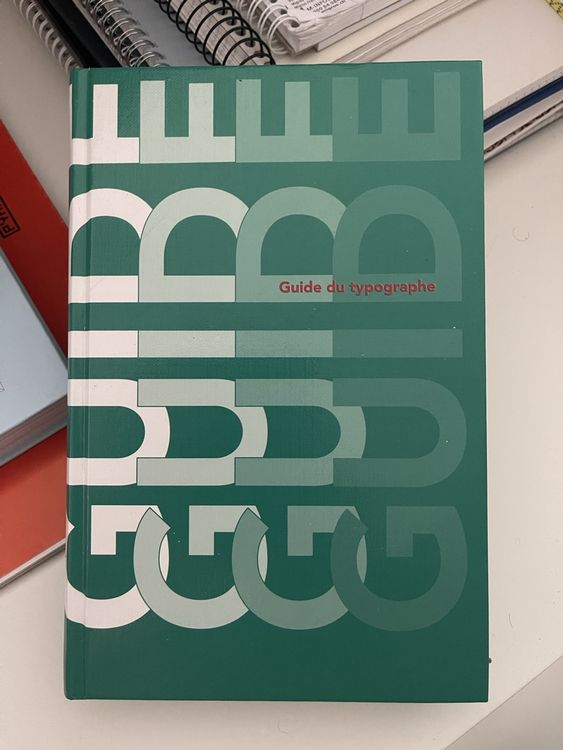 Le guide du typographe (Neu (gemäss Beschreibung)) in für CHF 15 – mit ...