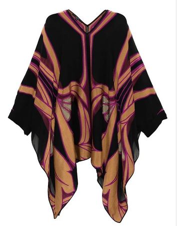 Gucci Poncho aus Seide 2014