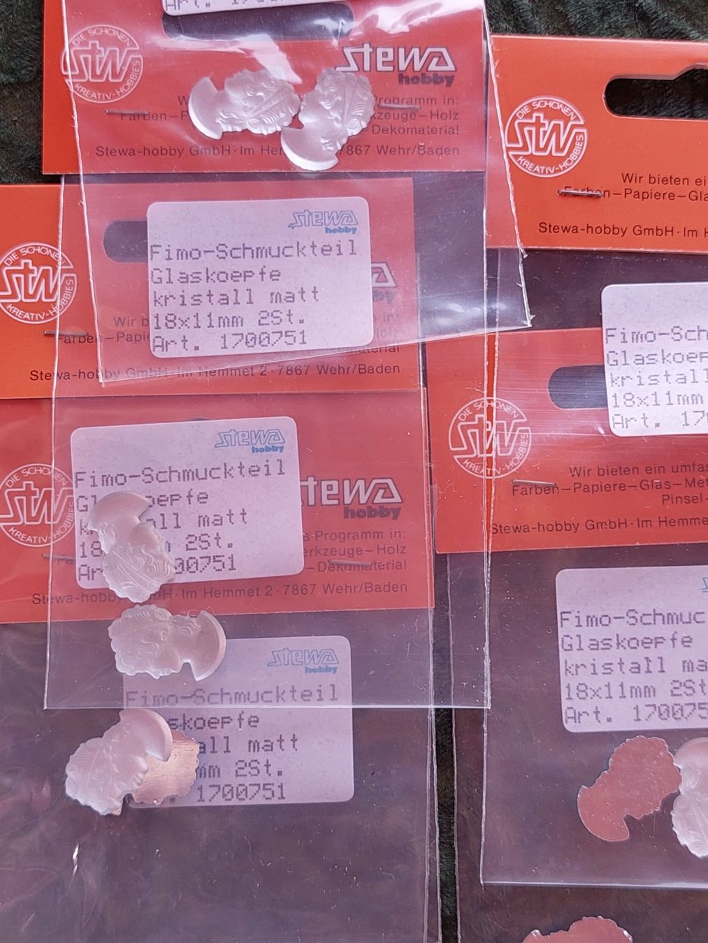 Kit bricolage: 24 TEILE STEWA SCHMUCKBASTELSET – Nuovo e nell'imballaggio originale da Huttwil venduto da Kunterbuntli 5