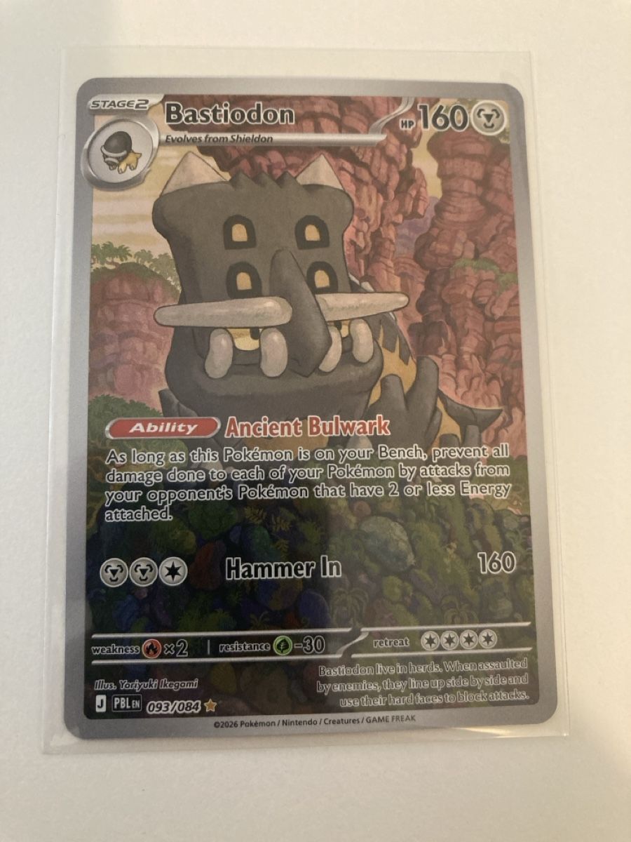 Pokémon Carte collezionabili: Bastiodon 093/084 Pitch Black EN – Nuovo (secondo la descrizione) da Wohlen AG venduto da Liridon22