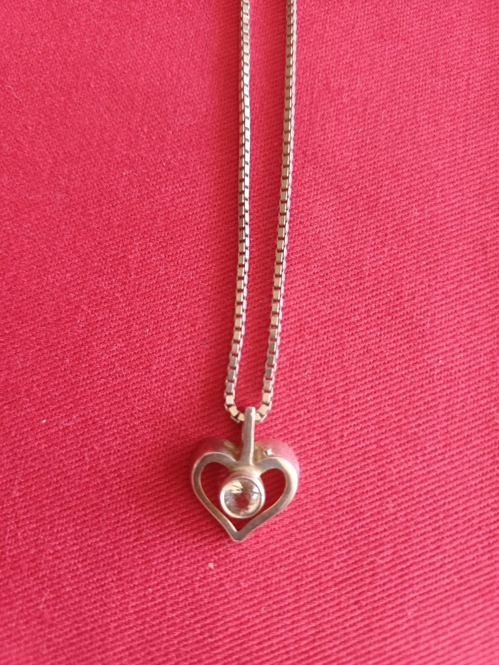 Catenine: Collier en argent avec pendentif coeur – Usato da Collonges venduto da cam_72xf