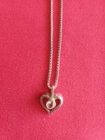 Collier en argent avec pendentif coeur