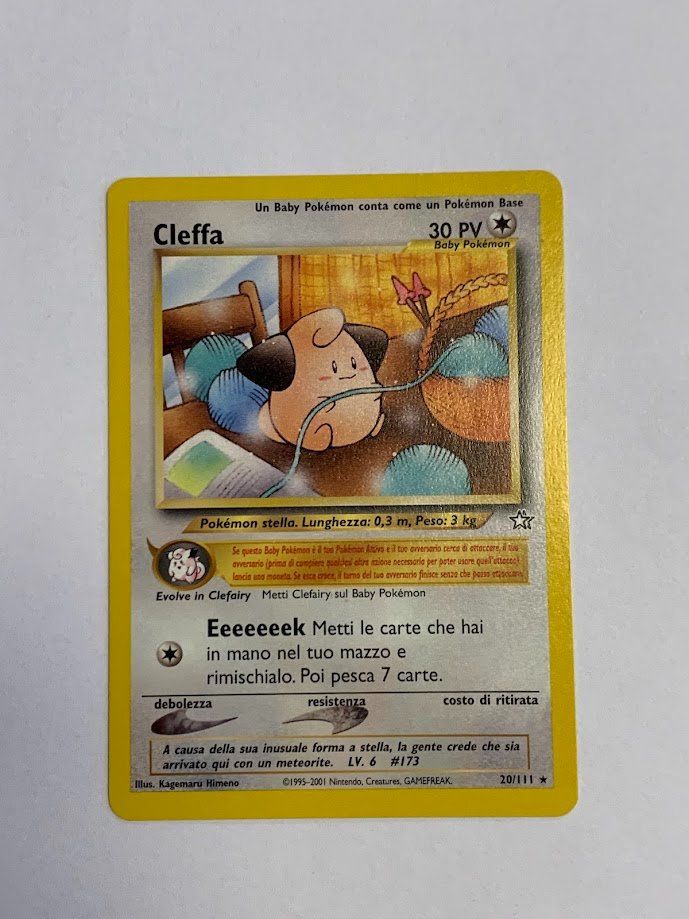 Bandai Cartes à collectionner: Pokemon Cleffa - 20/111  – D'occasion à schaan par Schokoloco