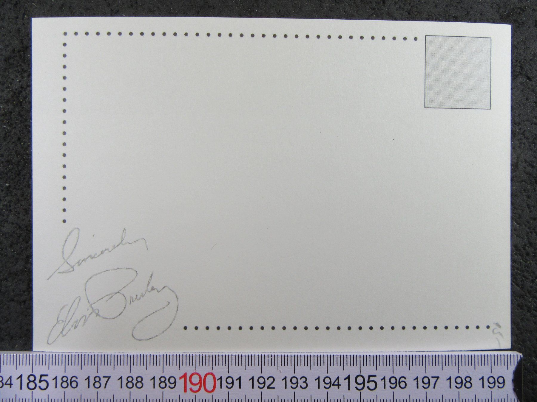Cartoline postali: ELVIS PRESLEY POSTCARD ZIP-PULOVER – Usato da Ettingen venduto da Hausi4711 1