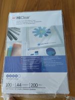 GBC HiClear Einbanddeckel A4 200 Mikron 100