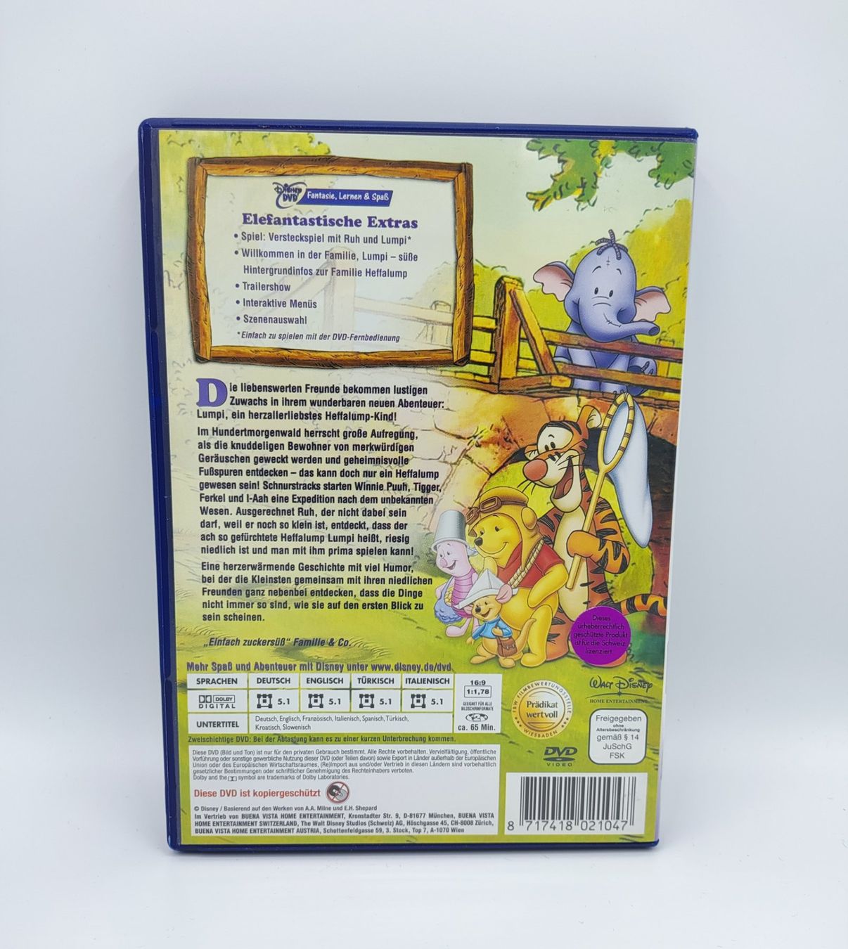 Tutti i DVDs: Winnie Puuh Heffalump DVD – Usato da Schlatt TG venduto da AndrTra 1
