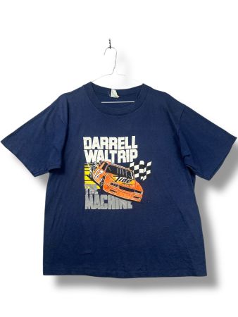 T-shirt vintage course automobile, Darrell Waltrip, L