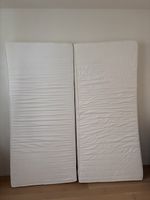 Matratzen 2er Set Weiss 90x200cm, NEU