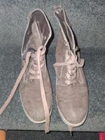 Braune Wildleder Stiefeletten, Grösse 38