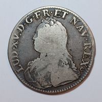 1 Ecu 1727 (E, Tours) Ludwig XV. Frankreich