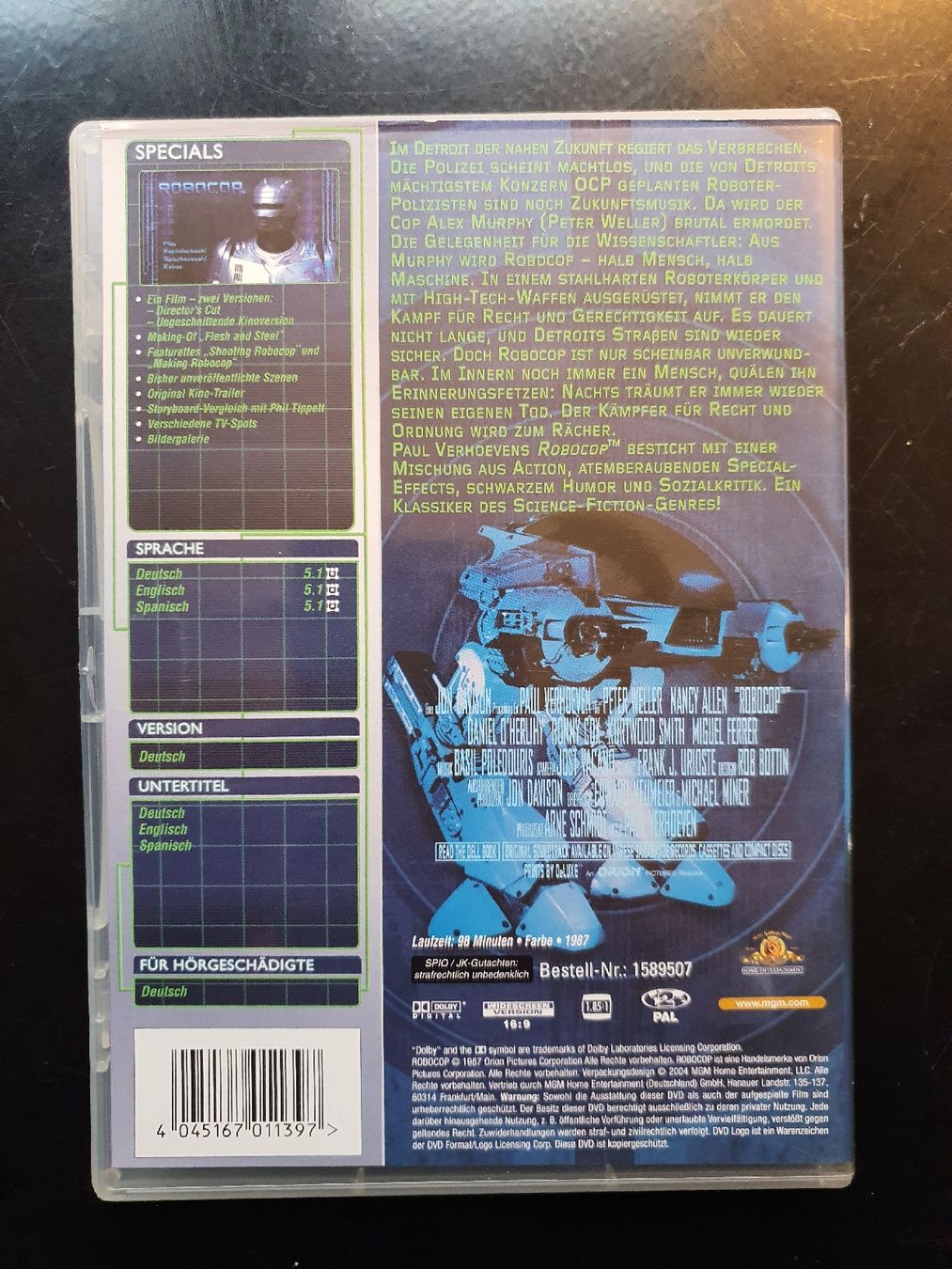 Tutti i DVDs: Robocop Special Edition DVD – Usato da Zürich venduto da TimZurich1 1