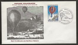 Ballon  1978 Frankreich Bordeaux Luftpost