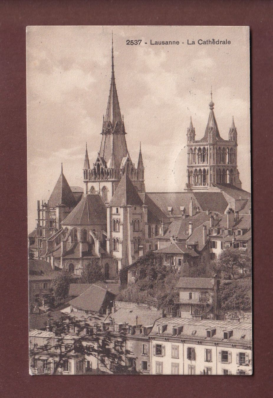 Cartes postales: LAUSANNE - La Cathédrale - 1909 – D'occasion à Pully par nicecards